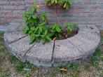 Gratis tegels toelopend voor ronde border, Tuin en Terras, Tegels en Klinkers, Ophalen, Zo goed als nieuw, 10 m² of meer, Beton