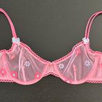Lounge Sheer Floral Balcony BH 65D, Kleding | Dames, Ondergoed en Lingerie, Lounge, Ophalen of Verzenden, Roze, BH