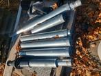 Te koop div rookgas afvoer buizen, Ophalen, Afvoer, Pvc, Zo goed als nieuw
