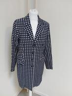 Prachtige lange donkerblauwe colbertjas van Kyra & Ko maat L, Blauw, Ophalen of Verzenden, Zo goed als nieuw, Jasje