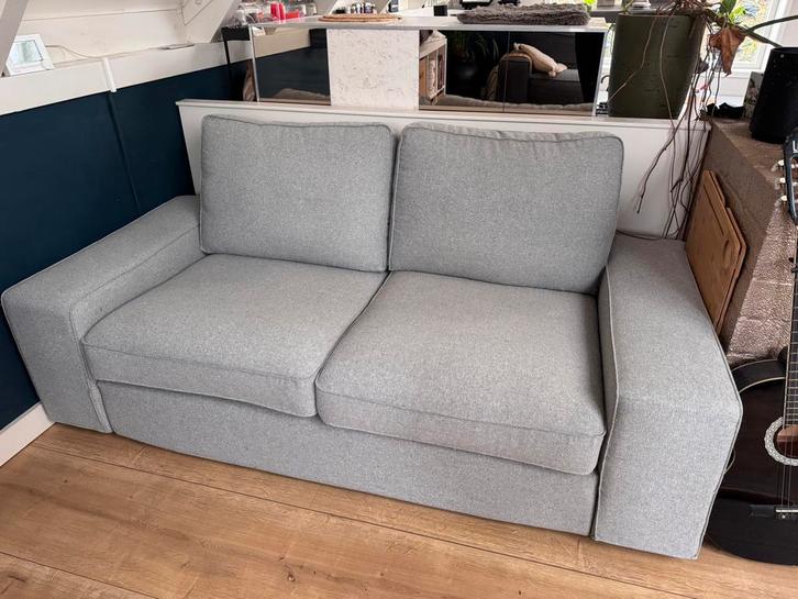 IKEA Kivik tweezitsbank - Lichtgrijs, Huis en Inrichting, Banken | Sofa's en Chaises Longues, Gebruikt, Tweepersoons, 150 tot 200 cm