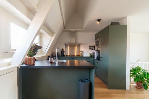 Keuken te koop (zelf demonteren), Huis en Inrichting, Keuken | Complete keukens, Gebruikt, Hoekkeuken, Groen, Graniet of Steen