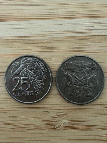 25 Cents - Trinidad & Tobago - 1966/1983 beschikbaar voor biedingen