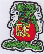 Rat Fink stoffen opstrijk patch embleem #1, Verzamelen, Verzenden, Nieuw, Overige typen