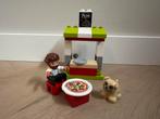 Duplo 10927 - Pizza Kraam, Ophalen of Verzenden, Zo goed als nieuw, Complete set, Duplo