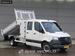 Mercedes Sprinter 514 CDI Dubbel Cabine Kipper met Kist Dubb, Stof, Gebruikt, Euro 6, Wit