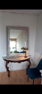 Zeer grote antieke barok spiegel., Antiek en Kunst, Ophalen, Rechthoekig