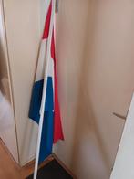 Ned vlag met stok, Ophalen of Verzenden, Zo goed als nieuw