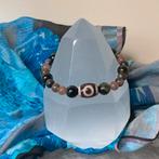 Dzi bead chiastioliet vertrouwen beschermt geluk zeldzaam, Ophalen of Verzenden, Nieuw, Met edelsteen