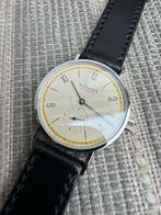 Nomos Glashutte Tangente A Century of Bauhaus Limited 100, Leer, Staal, Polshorloge, Ophalen of Verzenden