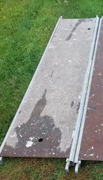 Rolsteiger steiger plateau 250 cm, Doe-het-zelf en Verbouw, Steigers, Ophalen, Zo goed als nieuw, Rolsteiger of Kamersteiger, 5 meter of hoger