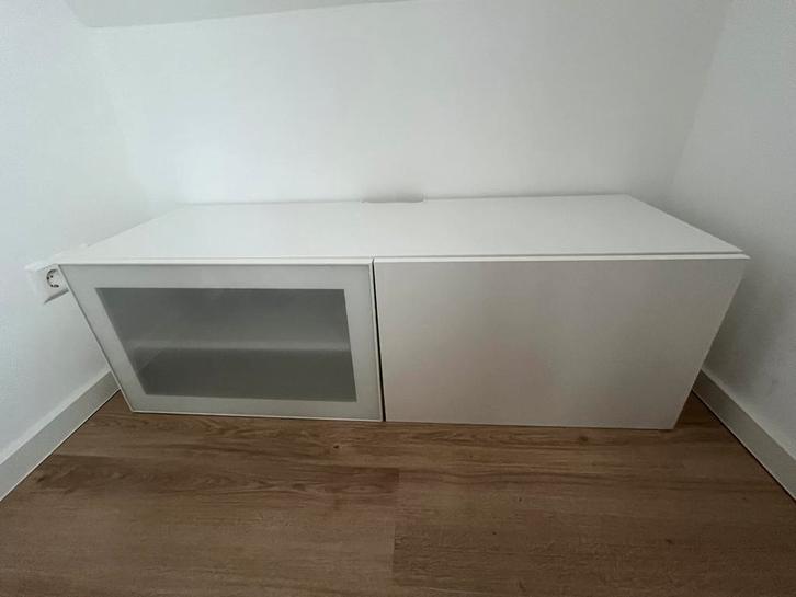 Ikea besta tv kast, Huis en Inrichting, Kasten | Televisiemeubels, Gebruikt, Minder dan 100 cm, 25 tot 50 cm, Ophalen