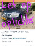 Oplichter Let Op !!, Ophalen of Verzenden