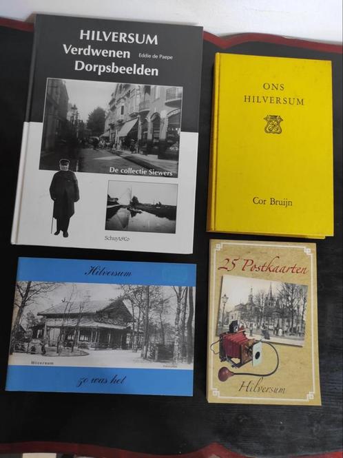 Set van 4 boeken; Ons Hilversum, Verdwenen Dorpsbeelden, Boeken, Geschiedenis | Stad en Regio, Gelezen, Ophalen of Verzenden