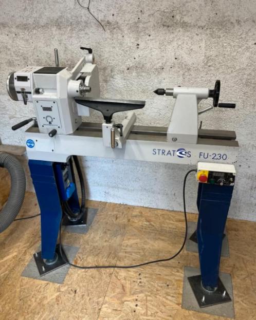 Stratos FU-230 Drechselbank met toebehoren, Doe-het-zelf en Verbouw, Gereedschap | Overige machines, Zo goed als nieuw, Ophalen of Verzenden