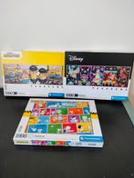 3 puzzels, waarvan 2 panorama. 1000 stukjes., Ophalen of Verzenden, 500 t/m 1500 stukjes, Legpuzzel