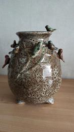 Vaas Daan Kromhout vogel vaas 19 x 26, Huis en Inrichting, Ophalen, Overige kleuren, Minder dan 50 cm, Glas