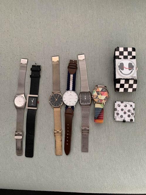 Serie horloges, goed werkend!, Sieraden, Tassen en Uiterlijk, Horloges | Dames, Gebruikt, Overige merken, Staal, Verzenden
