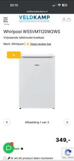 Whirlpool W55VM 1120 W 2 Koelkast met vriesvak, 85 tot 120 cm, Gebruikt, 100 tot 150 liter, Ophalen of Verzenden
