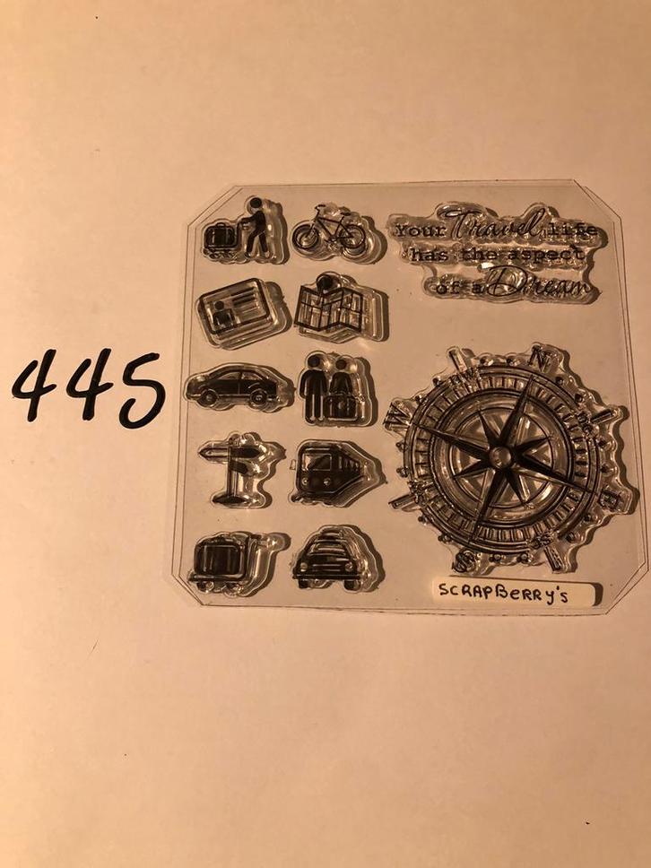 Stempels deel 8, Hobby en Vrije tijd, Stempelen, Zo goed als nieuw, Clearstamp, Ophalen of Verzenden