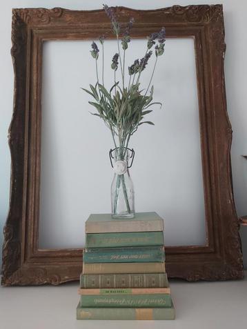 Oude boeken decoratie, groen tinten. Samen in 1 koop. 9 Stuk beschikbaar voor biedingen