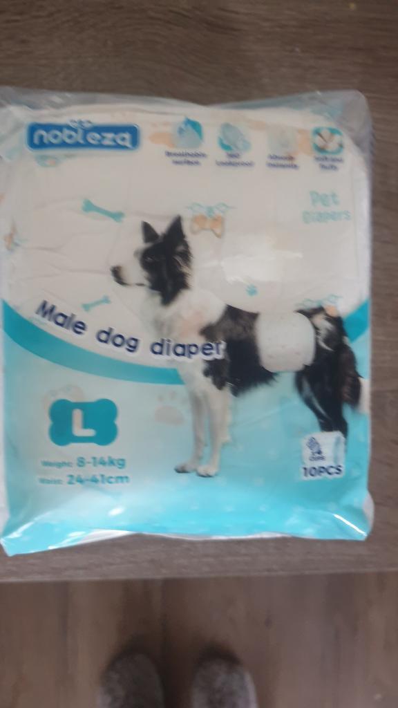 Wegwerp plasband/ luier voor middelgrote reu, Dieren en Toebehoren, Honden-accessoires, Nieuw, Ophalen of Verzenden