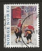 Noorwegen 60, kabouters brievenbus, Postzegels en Munten, Postzegels | Europa | Scandinavië, Noorwegen, Verzenden, Gestempeld