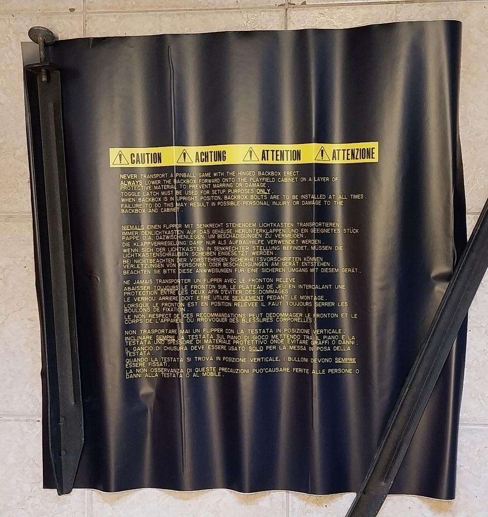 Te koop: cabinet back box sticker, Elektronisch, Overige typen, Ophalen of Verzenden, Williams