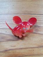 Broche - afbeelding muis - kunsstof, Sieraden, Tassen en Uiterlijk, Broches, Ophalen of Verzenden, Overige materialen