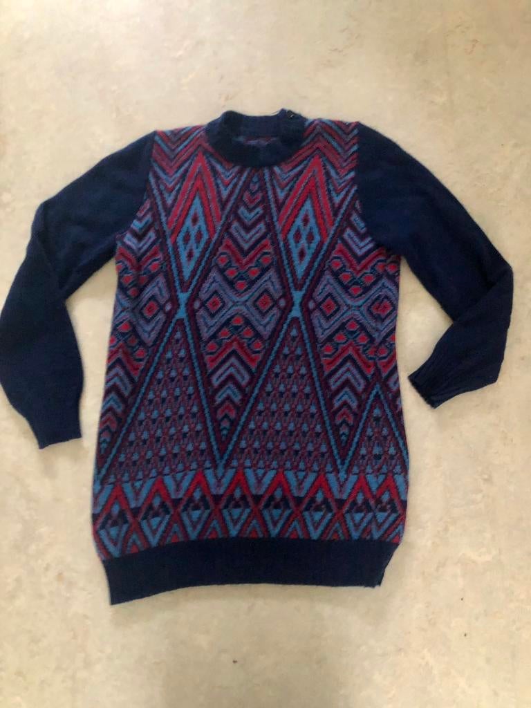 Vintage wollen trui, Kleding | Dames, Truien en Vesten, Ophalen of Verzenden, Zo goed als nieuw, Maat 38/40 (M)