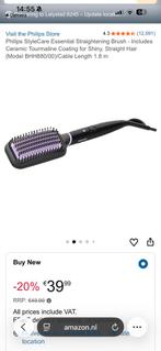 Philips StyleCare Essential Stijltangborstel, Ophalen of Verzenden, Nieuw, Krultang of Stijltang