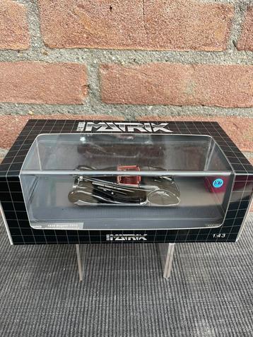 1:43 MATRIX BUGATTI T57C CABRIOLET VANVOOREN….. 100,- beschikbaar voor biedingen