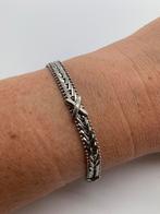 V386 Prachtige zilveren armband Milor Italy, Sieraden, Tassen en Uiterlijk, Armbanden, Ophalen of Verzenden, X, Zilver, Zilver