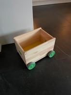 Houten Speelgoed Karretje op Wielen - 43x31x30 cm, Ophalen of Verzenden, Zo goed als nieuw, Jongen of Meisje