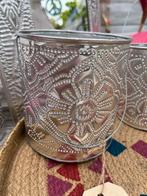 Zinken Emmer met Patroon, Ophalen, Nieuw, Zink, Met handgreep