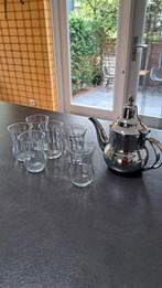 Theeglaasjes, Marokkaanse glazen thee 6 stuks Nieuw, Glas of Glazen, Nieuw, Ophalen of Verzenden, Glas