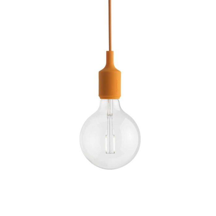 Muuto E27 hanglamp - Oranje, Huis en Inrichting, Lampen | Hanglampen, Nieuw, Minder dan 50 cm, Glas, Overige materialen, Ophalen of Verzenden