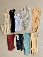 9 paar vintage en antieke handschoenen, Ophalen of Verzenden, Dames