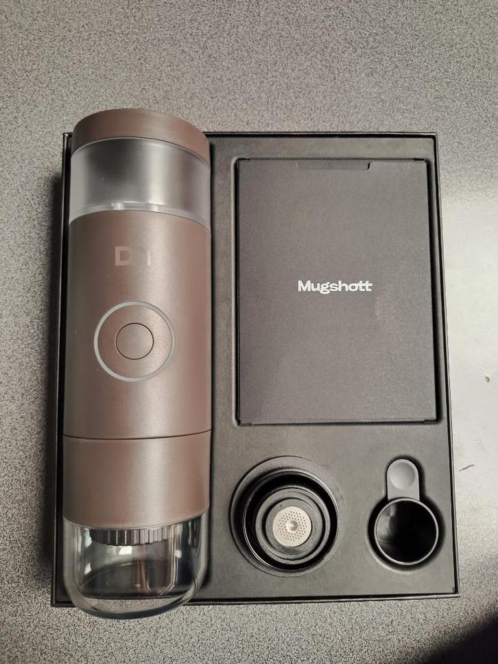 Mugshott meeneembaar koffiezetapparaat, Witgoed en Apparatuur, Koffiezetapparaten, Nieuw, Gemalen koffie, Koffiepads en cups, Koffiemachine