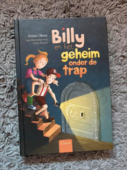 Krista Okma - Billy en het geheim onder de trap, Boeken, Kinderboeken | Jeugd | onder 10 jaar, Zo goed als nieuw, Ophalen of Verzenden