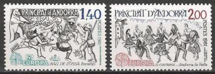 Spaans Andorra serie 313 - 314 XXX. ADV. no.78 S., Postzegels en Munten, Postzegels | Europa | Overig, Postfris, Overige landen
