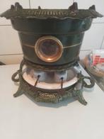 Antiek Haller Petroleumstel - 2 pits - Compleet, Ophalen of Verzenden