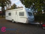 Eriba Nova 580 Enkele Bedden+Rondzit+Grote Badkamer!, Caravans en Kamperen, 7 tot 8 meter, Bedrijf, Schokbreker, Eriba