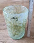 Fidrio Holland Glas Vaasje, Ophalen, Minder dan 50 cm, Groen, Glas
