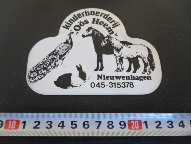 sticker nieuwenhagen kinderboerderij OÖS HEEM, Verzamelen, Stickers, Zo goed als nieuw, Ophalen