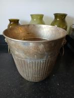 Fraaie  oude en zwaar verzilverde Franse wijnkoeler, Ophalen of Verzenden