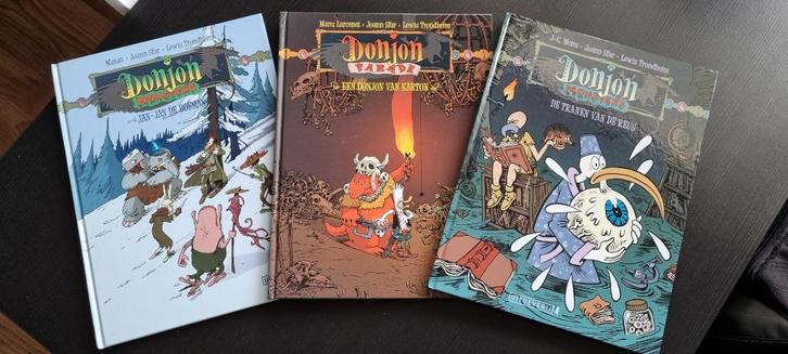 3 stripalbums Donjon, Boeken, Stripboeken, Zo goed als nieuw, Meerdere stripboeken, Verzenden