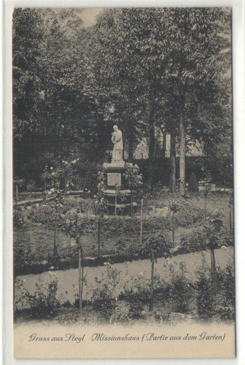 x04083 steyl tuin reclame chr.pleines zeepfabriek den dolder, Verzamelen, Ansichtkaarten | Nederland, Gelopen, Limburg, Voor 1920