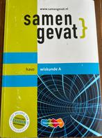 THIEMEMEULENHOFF SAMENGEVAT WISKUNDE A, Ophalen of Verzenden, Gelezen, HAVO, Wiskunde A