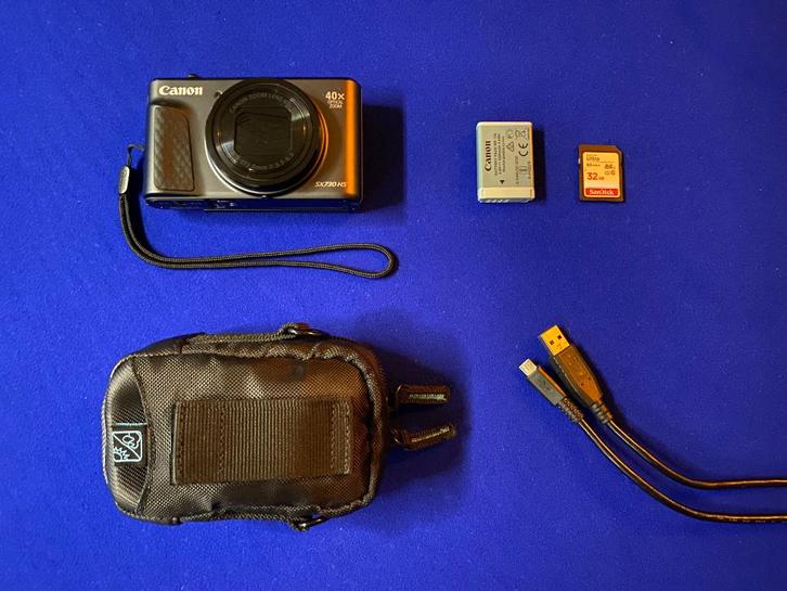 Canon Powershot SX730 HS incl accessoires, Audio, Tv en Foto, Fotocamera's Digitaal, Zo goed als nieuw, Compact, Canon, 8 keer of meer